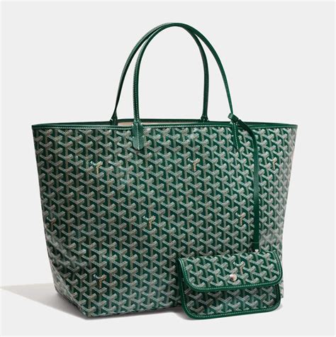 goyard shopper green|maison goyard handbags.